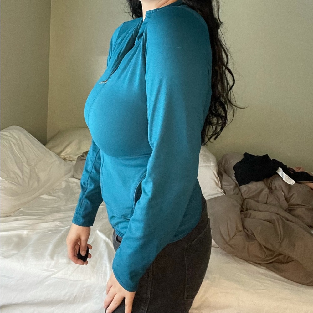 CHAMPION Blue Zip Up Jacket - Picture 4 of 9